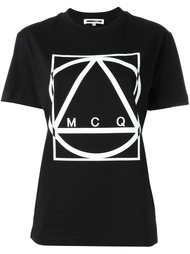 футболка с геометрическим принтом  McQ Alexander McQueen