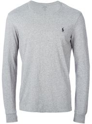 футболка с вышитым логотипом  Polo Ralph Lauren