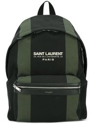рюкзак в полоску Saint Laurent