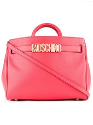 сумка-тоут с логотипом  Moschino