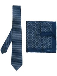 набор из платка паше и галстука Lanvin