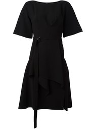 платье с вырезом-лодочкой Jil Sander Navy