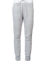 брюки с контрастной вставкой Sacai