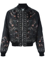 куртка-бомбер с принтом обезьян  Givenchy