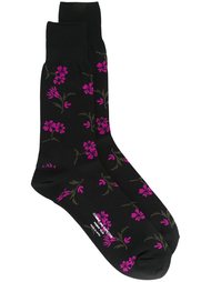 носки с цветочным узором Comme Des Garçons Homme Plus