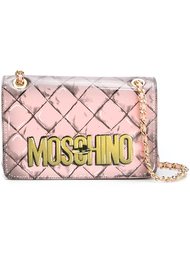 сумка на плечо с логотипом  Moschino