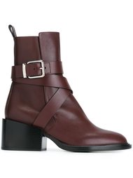 сапоги по щиколотку с пряжкой Jil Sander