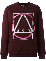 толстовка с принтом-глифом McQ Alexander McQueen