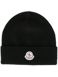 шапка-бини в рубчик Moncler