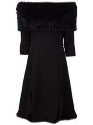 платье с открытыми плечами Christian Siriano