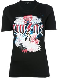 футболка с принтом Dsquared2
