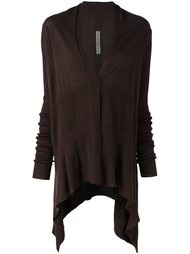 asymmetric cardigan Rick Owens