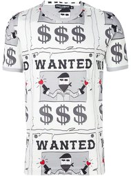 футболка с принтом 'Wanted' Dolce &amp; Gabbana