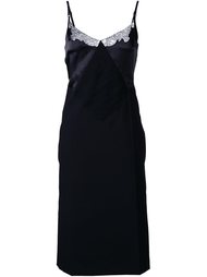 платье-комбинация с кружевом Nina Ricci