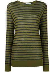 полосатая футболка T By Alexander Wang