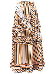 stripe ruffled skirt Isabela Capeto