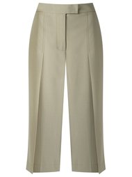 wide leg cropped trousers Egrey