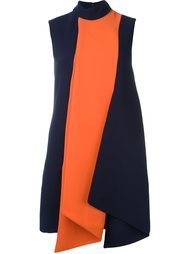 двухцветное платье Victoria Victoria Beckham