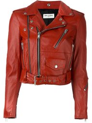 классическая байкерская куртка Saint Laurent