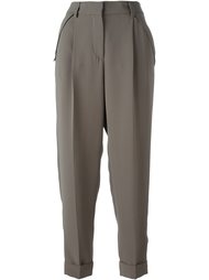 брюки с отворотами Giorgio Armani
