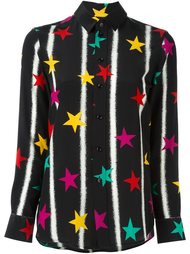 рубашка 'Paris' с принтом звезд  Saint Laurent