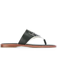 сандалии с логотипом  Tory Burch