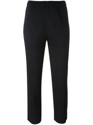 pleated tapered cropped trousers Issey Miyake Cauliflower