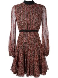платье с абстрактным принтом   Giambattista Valli