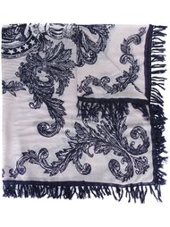 шарф с принтом Hemisphere