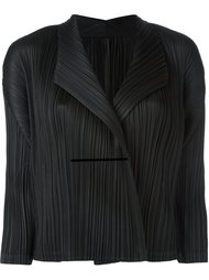 wrap detail cropped jacket Pleats Please By Issey Miyake