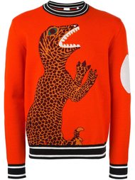 свитер с динозавром Paul Smith