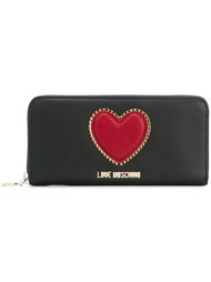 кошелек с аппликацией сердца Love Moschino