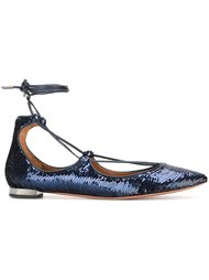 'Christy' sequin ballerinas  Aquazzura