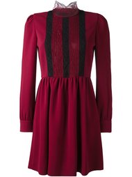 платье с кружевной отделкой  Red Valentino