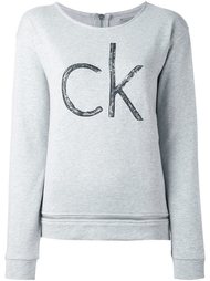 толстовка с принтом логотипа   Calvin Klein Jeans