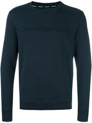 толстовка с принтом логотипа   Calvin Klein Jeans