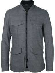 пиджак с воротником мандарин  Emporio Armani