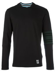толстовка с контрастной панелью Raf Simons