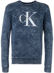толстовка с принтом логотипа   Calvin Klein Jeans