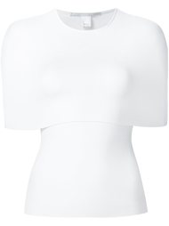 блузка с декоративной пелериной Rosetta Getty