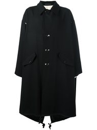 однобортное пальто 'Combi Unbleashed'  Yohji Yamamoto