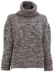 roll neck cable knit jumper Maison Ullens