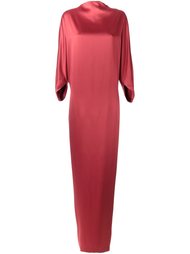 удлиненное драпированное платье Chalayan