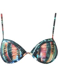 abstract print bikini top Lygia &amp; Nanny
