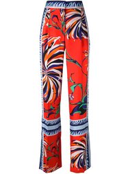 брюки с узором Emilio Pucci