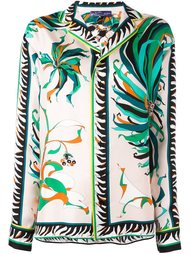 блузка в пижамном стиле Emilio Pucci