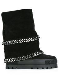 ботинки с отделкой молнией Casadei