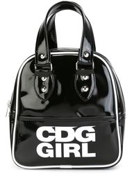 лакированная сумка с принтом логотипа Comme Des Garçons Girl