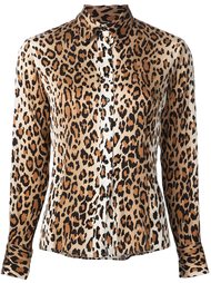 cheetah print blouse  Carolina Herrera