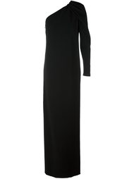 платье макси на одно плечо Lanvin